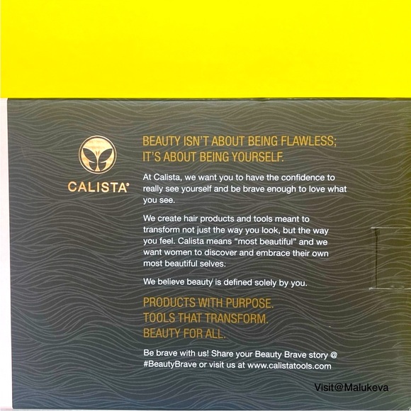 Calista TrianglPro Heated Detailer Brush Straightener Hair Styling Tool - Picture 12 of 12